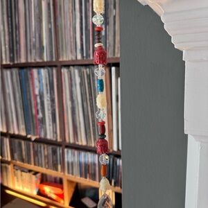 Boho Beaded Buddha Prism Suncatcher | Crystal Window or Rearview Mirror Charm